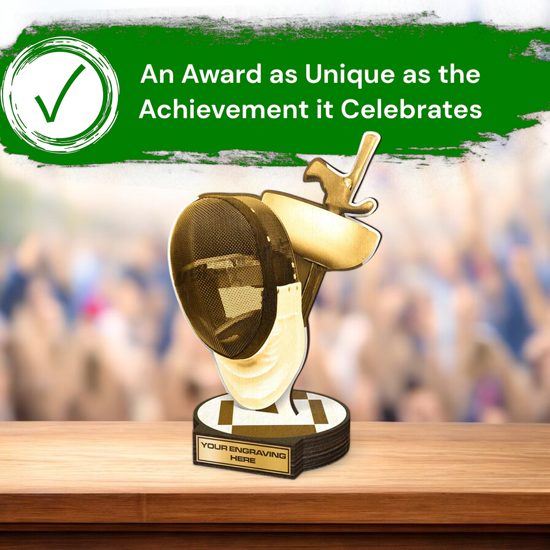 Grove Classic Fencing Real Wood Trophy