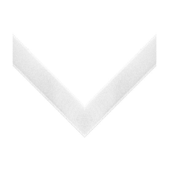 White Clip on Medal Ribbon