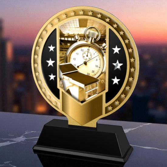 Sentinel Classic Stainless Steel Swimming Trophy