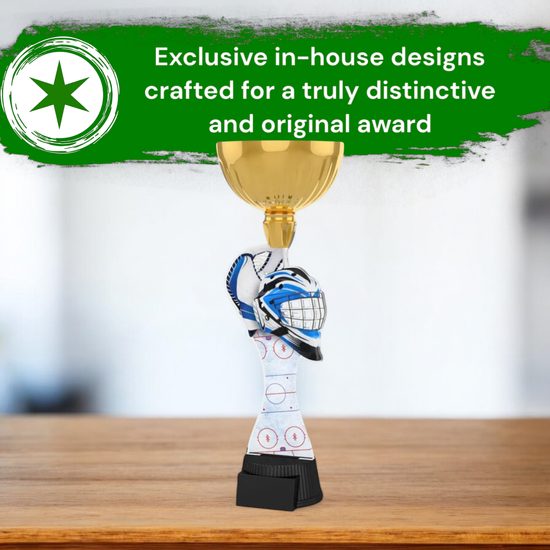 Vancouver Ice Hockey Goalkeeper Gold Cup Trophy