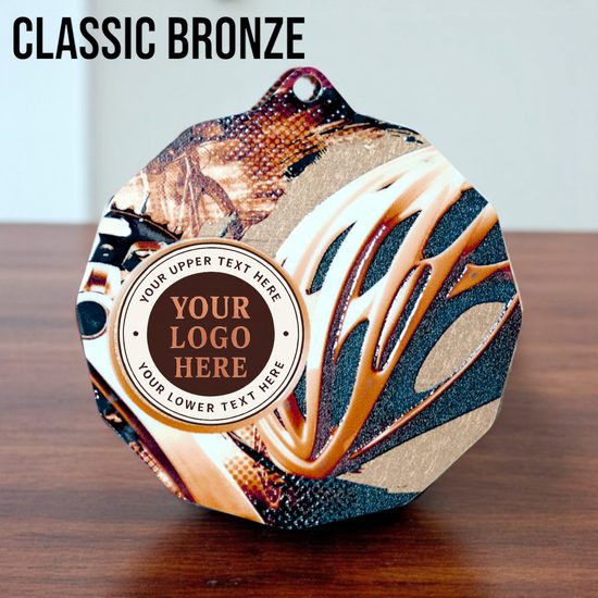 Dodeca Cycling Stainless Steel Logo Insert Medal