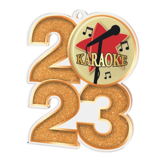 Karaoke 2023 Acrylic Medal