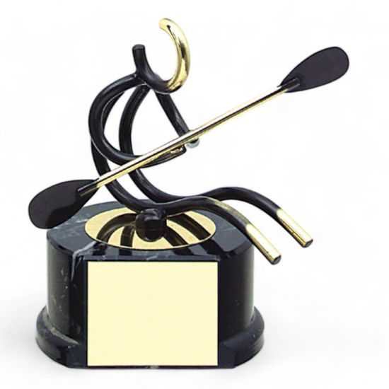 Valencia Canoeing Handmade Metal Trophy