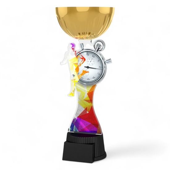 Vancouver Running Stopwatch Gold Cup Trophy