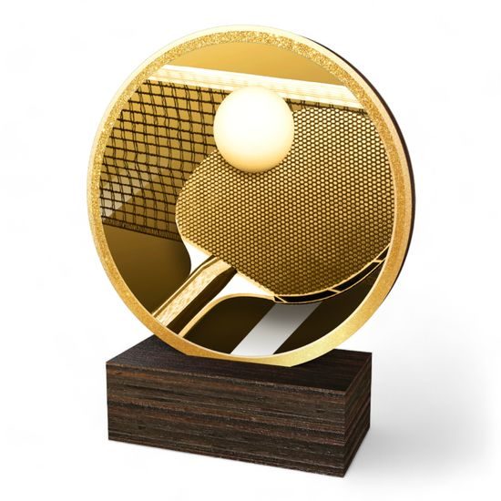 Holt Classic Table Tennis Wood Trophy