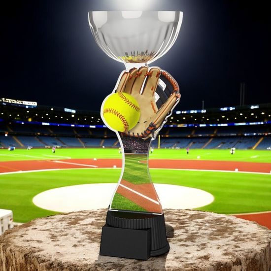 Montreal Softball and Glove Silver Cup Trophy