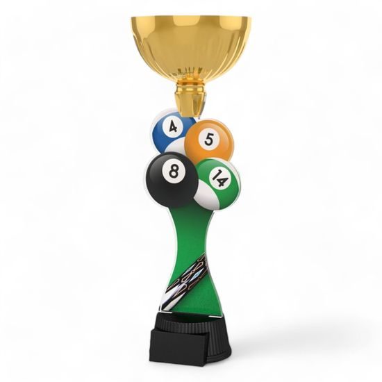 Vancouver Pool Balls Gold Cup Trophy