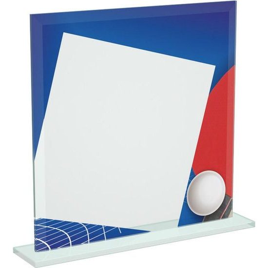 Eloise Table Tennis Full Colour Printed Glass Award