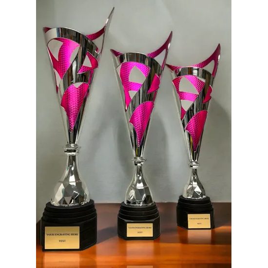 Havana Gold & Pink Blade Trophy