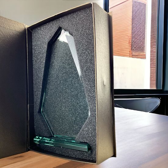 Levita Football 5 Glass Award