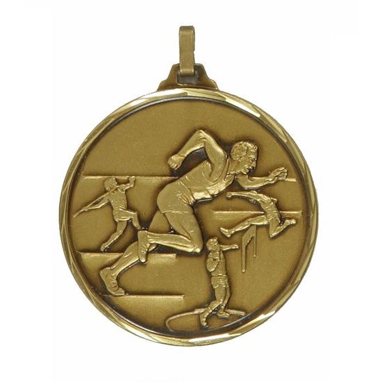 Diamond Edged Athletics Track and Field Bronze Medal