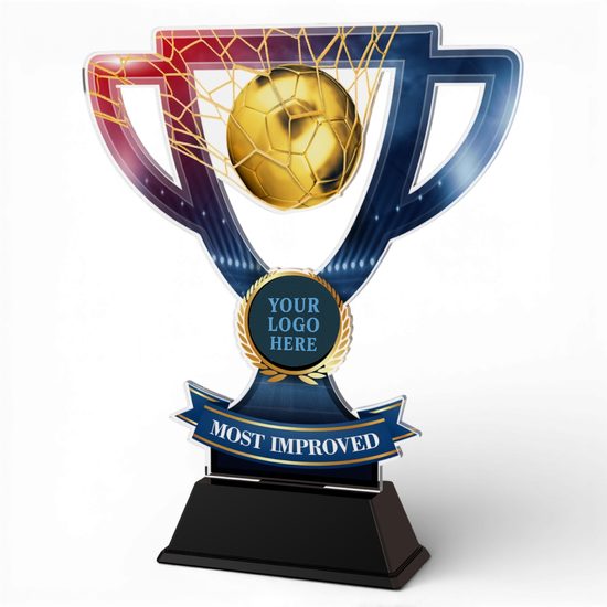 Stadium Most Improved Football Cup Trophy