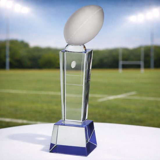 Lomu Glass Rugby Trophy
