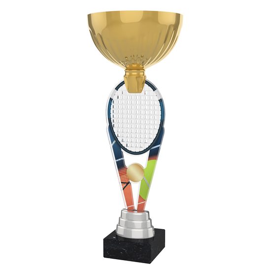 London Tennis Racket Gold Cup Trophy