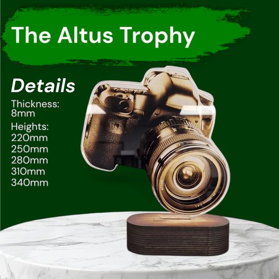 Altus Photography Camera Trophy