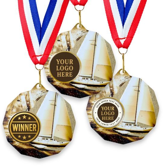 Dodeca Sailing Stainless Steel Logo Insert Medal