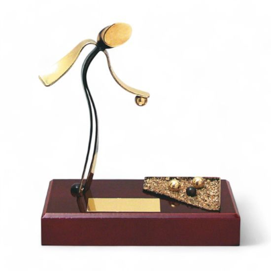 Barcelona Pétanque Handmade Metal Trophy