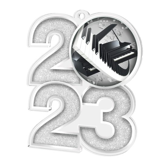 Piano and Keyboard Acrylic 2023 Medal