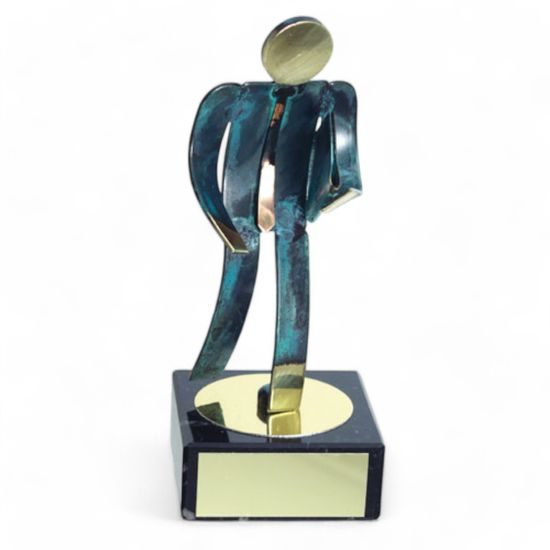 Toledo Business Person Handmade Metal Trophy