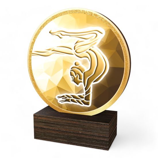 Holt Classic Female Gymnastics Arts Wood Trophy