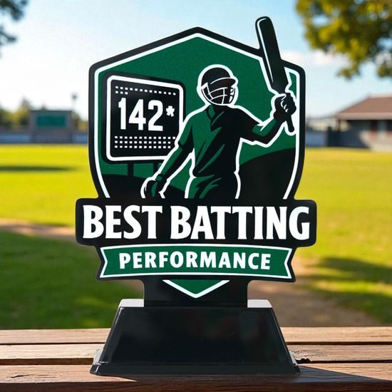 Pavilion Best Batting Performance Cricket Trophy