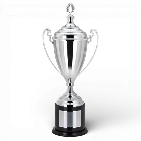 Orsi Silver Plated Championship Trophy With Lid
