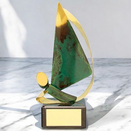 Galicia Sailing Handmade Metal Trophy
