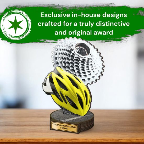 Grove Cycling Real Wood Trophy
