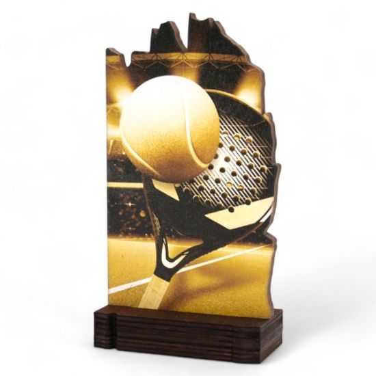 Shard Classic Padel Tennis Eco Friendly Wooden Trophy