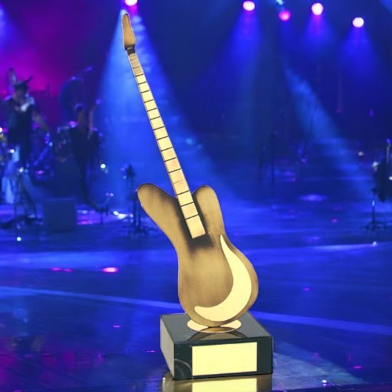 Paradas Electric Guitar Handmade Metal Trophy