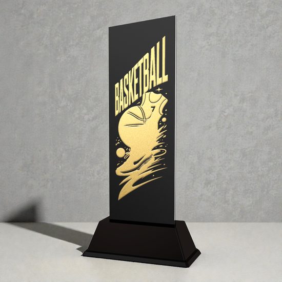 Shadowline Basketball Trophy – Stainless Steel Award