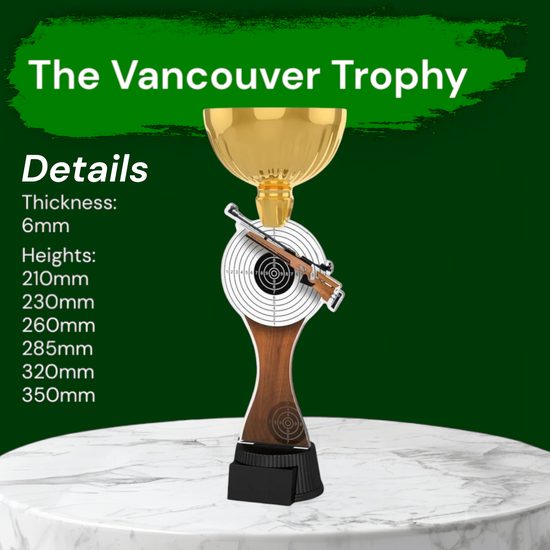 Vancouver Rifle Shooting Gold Cup Trophy