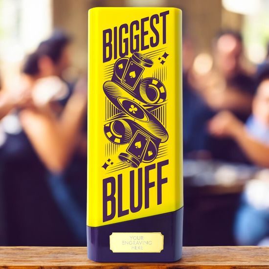 Tower Elite Heavyweight Biggest Bluff Poker Trophy