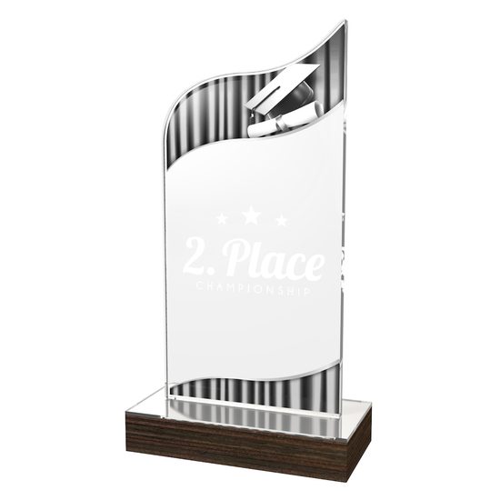 United Acrylic Wood Academic Trophy