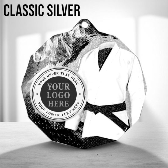 Dodeca Martial Arts Kimono Stainless Steel Logo Insert Medal