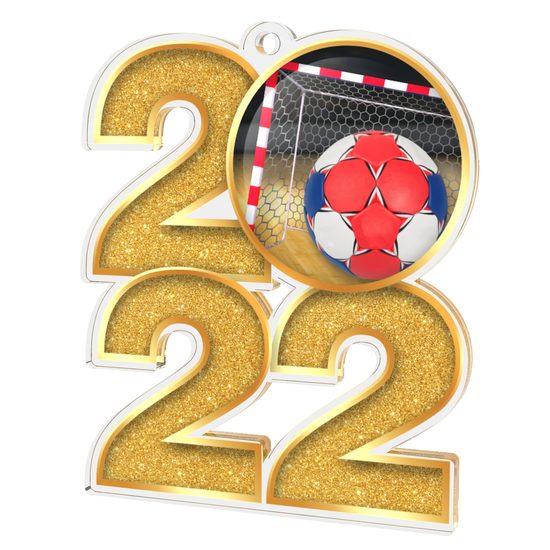 Handball Gold 2022 Acrylic Medal