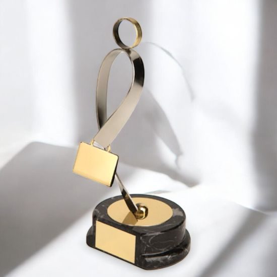 Sevilla Business Person Handmade Metal Trophy