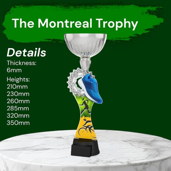 Montreal Duathlon Silver Cup Trophy