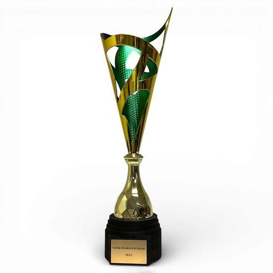 Havana Gold & Green Blade Trophy