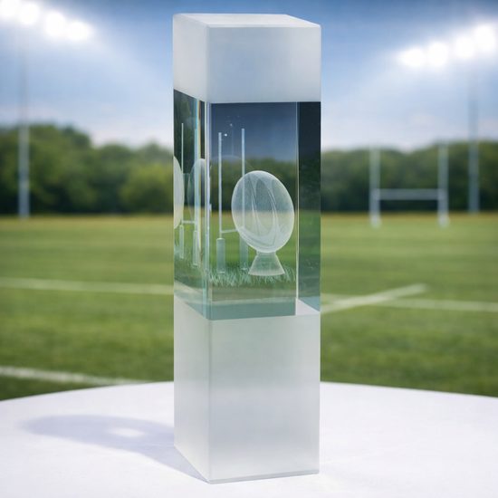Ellis Glass Rugby Trophy