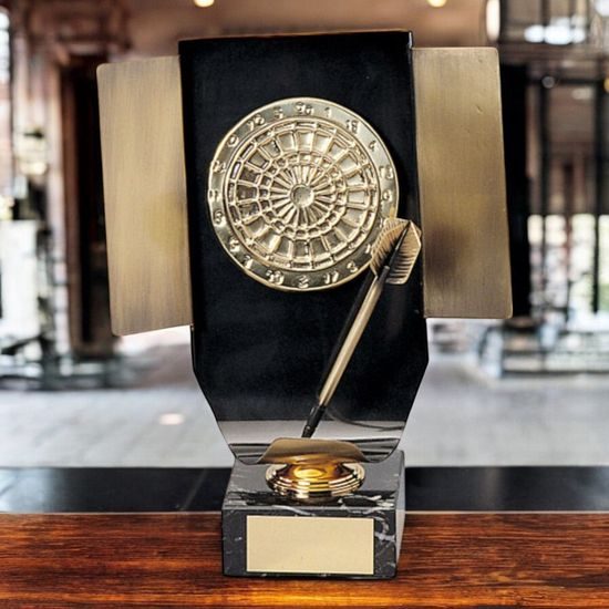 Paradas Darts Dartboard Handmade Metal Trophy