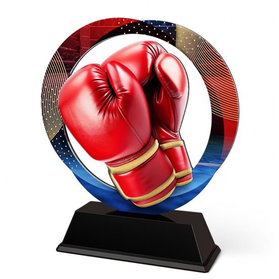 Onyx Stainless Steel Boxing Trophy