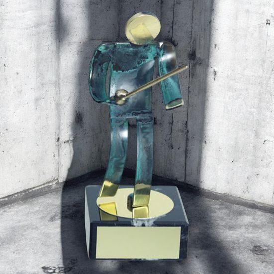 Toledo Fencing Handmade Metal Trophy