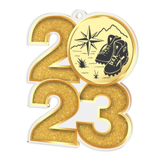 Walking 2023 Acrylic Medal