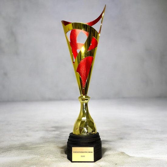Havana Gold & Red Blade Trophy