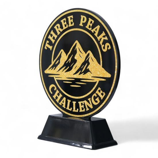 Quantum 3 Peaks Challenge Trophy