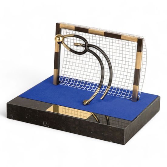 Ronda Futsal Indoor Football Goalkeeper Handmade Metal Trophy