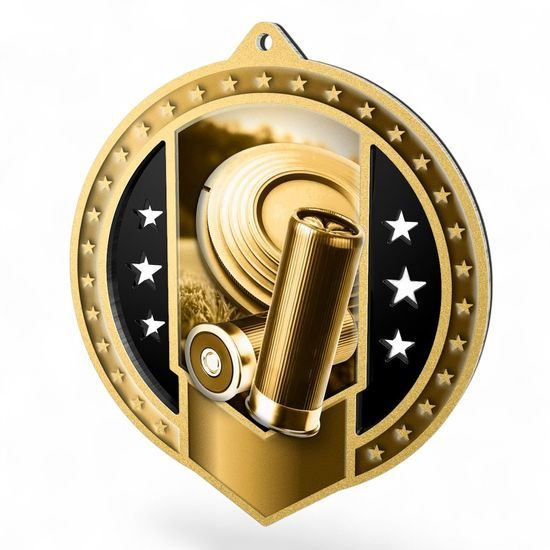 Sentinel Classic Clay Pigeon Stainless Steel Medal