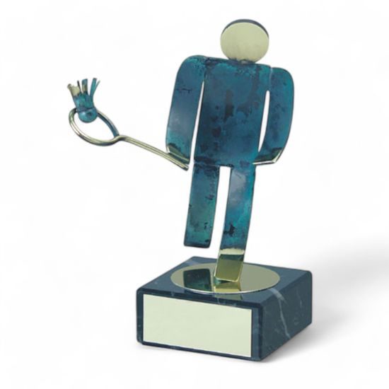 Toledo Badminton Handmade Metal Trophy