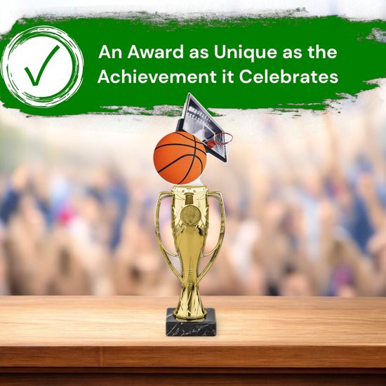 Verona Basketball and Hoop Trophy